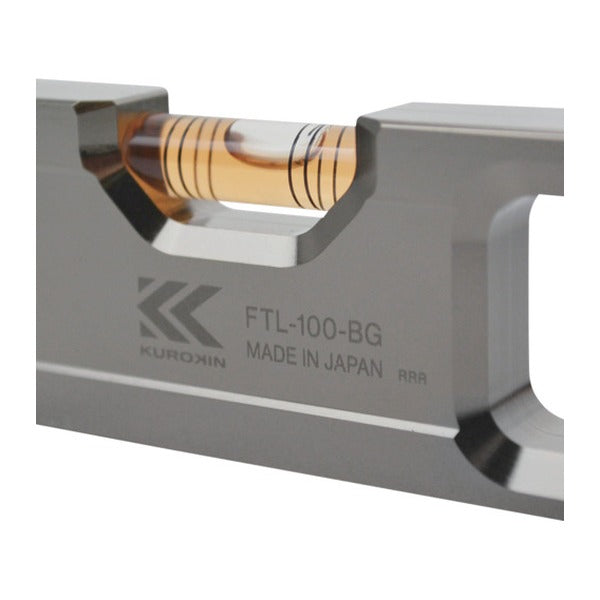 フジ矢 アルミ水平器(黒金) (FTL-100-BG)(4952520406977) FUJIYA 工具