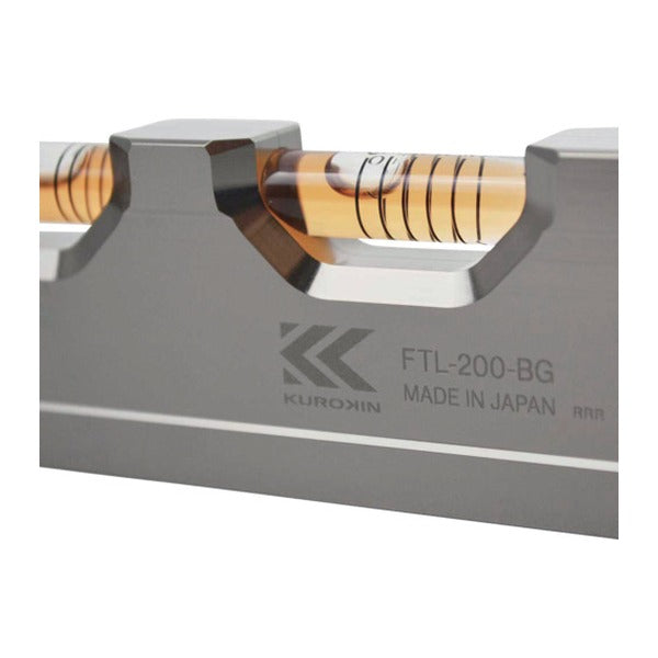 フジ矢 アルミ水平器(黒金) (FTL-200-BG)(4952520406991) FUJIYA 工具