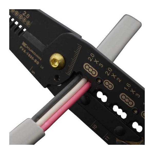 フジ矢 電工VAストリッパ(黒金) (FVA-1630-BG)(4952520083505) FUJIYA 工具