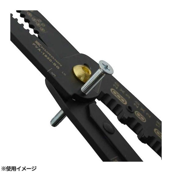 フジ矢 電工VAストリッパ(黒金) (FVA-1630-BG)(4952520083505) FUJIYA 工具