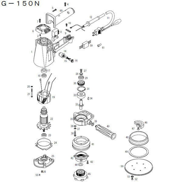 [部品・代引き不可] COMPACT-TOOL G-150N用 【 歯付き皿座金 】 NO.51 3504[部品・代引き不可] COMPACT-TOOL G-150N用 【 歯付き皿座金 】 1個 NO.51 3504