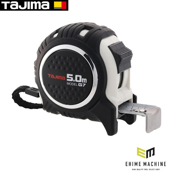 タジマ G7ロック25 5.0m メートル目盛 黒/白 (G7L2550W)(4975364120717) TAJIMA TJMデザイン