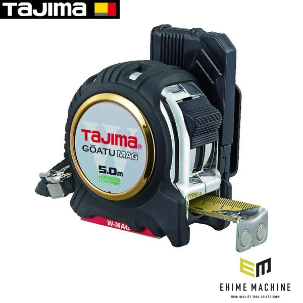 タジマ コンベックス 剛厚セフGロックダブルマグ25 5.0m 尺相当目盛付 (GASFGLWM2550S)(4975364121585) TAJIMA TJMデザイン