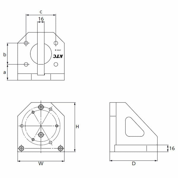 KTC デジタルトルクチェッカー固定具 (GECH-A-500)(4989433773568) 京都機械工具