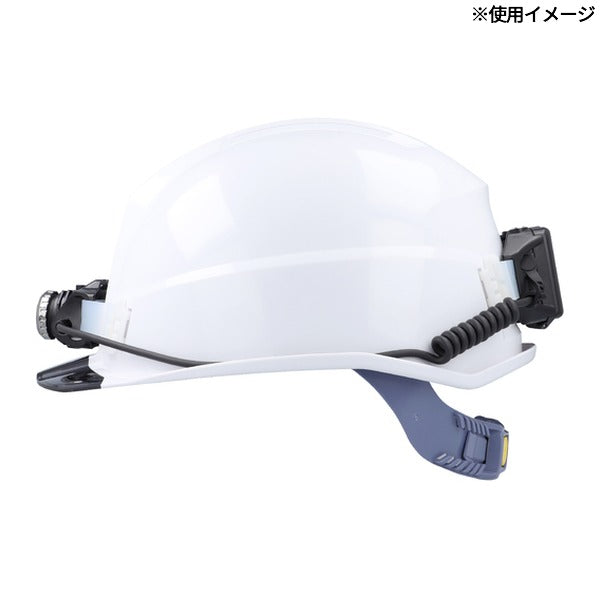 ジェントス ヘルメット GRITAIR+ 溝有 ヘッドライト取付可能 飛来・落下物用・電気用 白 (GH02A-WH)(4950654052534) GENTOS