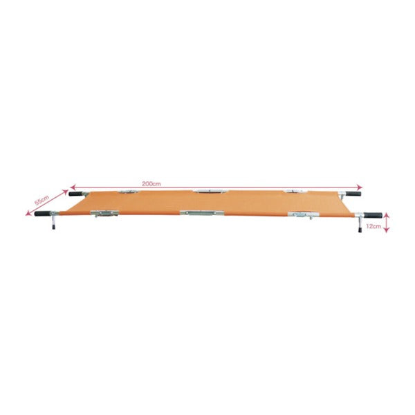 グリーンクロス 折りたたみ担架 耐荷重160kg アルミフレーム 専用ケース付 (1134030102)(4562461486817) GREEN CROSS