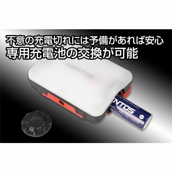[26SS新商品] ジェントス 充電式LED投光器 小型ワークライト GZ-307 (4950654055047) GENTOS