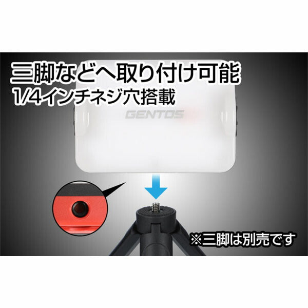 [26SS新商品] ジェントス 充電式LED投光器 小型ワークライト GZ-307 (4950654055047) GENTOS