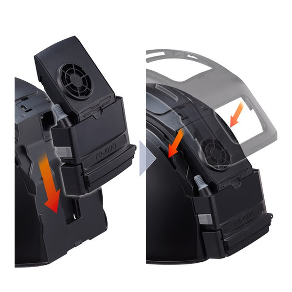 タジマ ヘルメット セフメット用バッテリーボックス3730用 ファン付き (HA30BF)(4975364360052) TAJIMA TJMデザイン