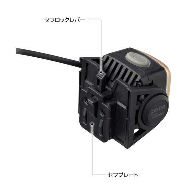 タジマ ヘルメット セフメット用ヘッドライトED 500lm 大径照射ユニット (HANS5)(4975364269935) TAJIMA TJMデザイン