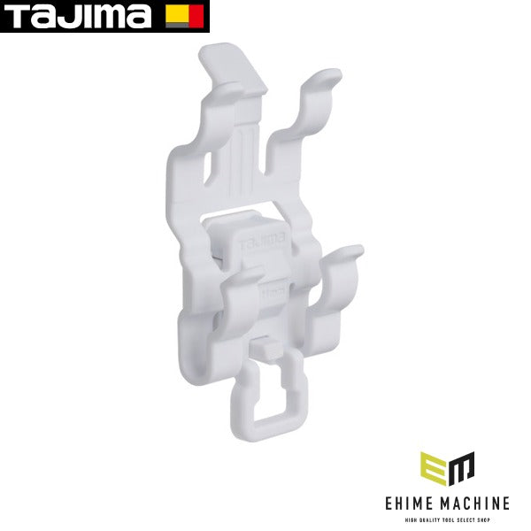 タジマ ヘルメット セフメット用セフペンホルダー 2本差し ホワイト (HASFDW)(4975364360120) TAJIMA TJMデザイン
