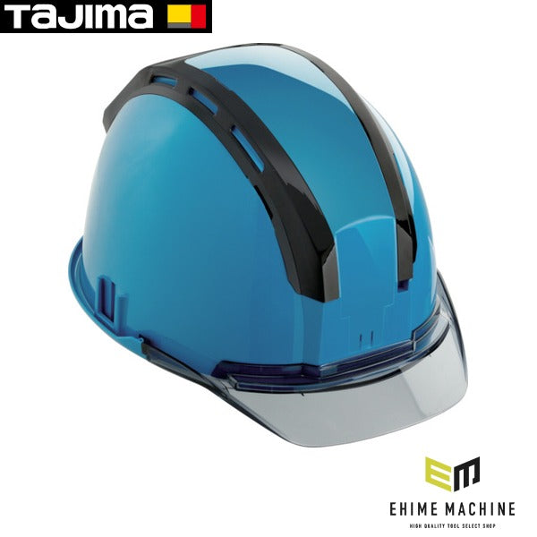 タジマ ヘルメット セフメット(セフ取付溝付ヘルメット) ブルー スモーク (HSBLCSB)(4975364269775) TAJIMA TJMデザイン