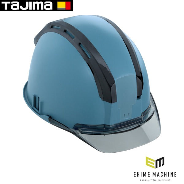 タジマ ヘルメット セフメット(セフ取付溝付ヘルメット) アースブルー スモーク (HSEACSB)(4975364269805) TAJIMA TJMデザイン