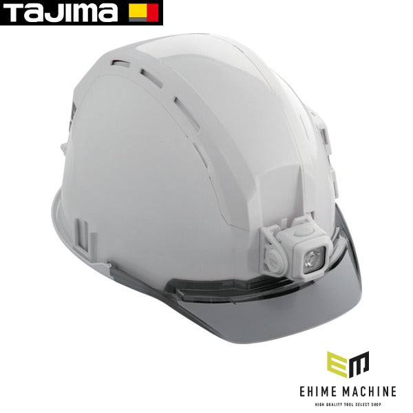タジマ ヘルメット セフメット(セフ取付溝付ヘルメット) ベーシックセット ED ホワイト (HSWB1)(4975364361493) TAJIMA TJMデザイン