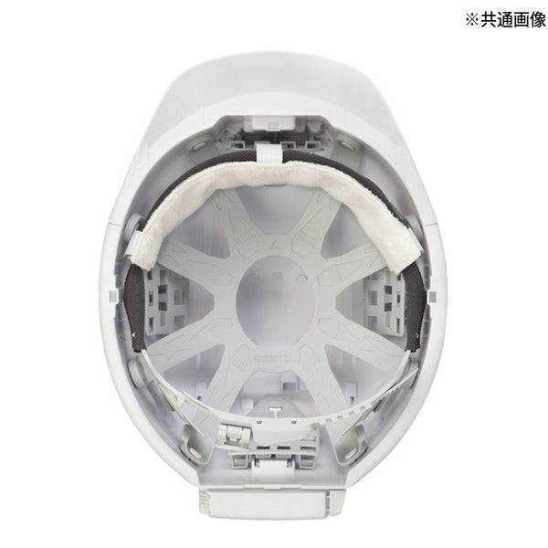 タジマ ヘルメット セフメット(セフ取付溝付ヘルメット) アドバンスセット KJS ファン付 ホワイト シールド付 (HSWSA1)(4975364361523) TAJIMA TJMデザイン