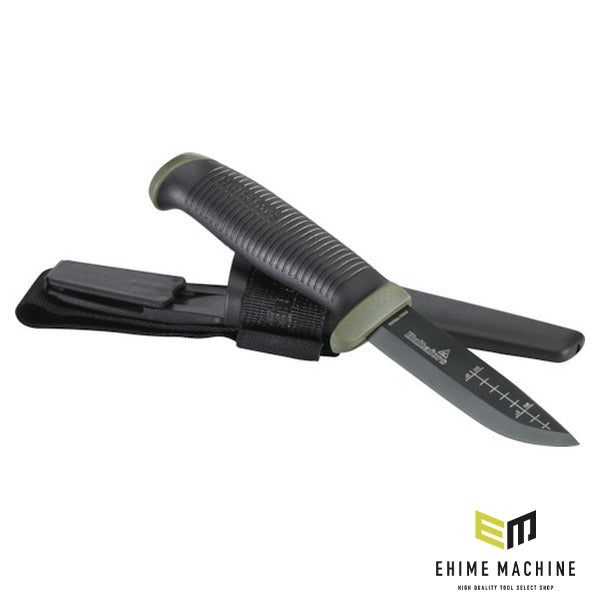 ハルタホース アウトドアナイフ OK4 全長209mm 炭素鋼 バトニング対応 ケース付 (380270)(7317843802719) Hultafors
