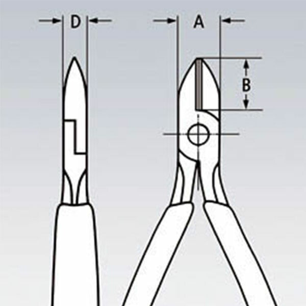 日本正規品 クニペックス エレクトロニクスニッパー (7902-125ESDSB)(4003773061526) KNIPEX