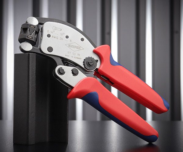 日本正規品 クニペックス フェルール用圧着プライヤー (SB) (9753-19SB)(4003773088578) KNIPEX