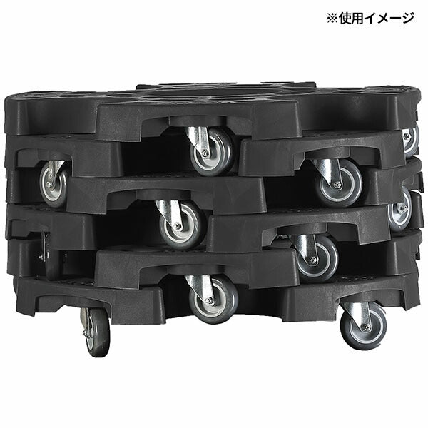 【10月の特価品】日本正規品 アーコン ホイールトロリー タイヤ・ホイール運搬台車 普通車・バン対応  最大荷重120kg (0152-6301PCKWT1B-R)(0855877003438) AHCON