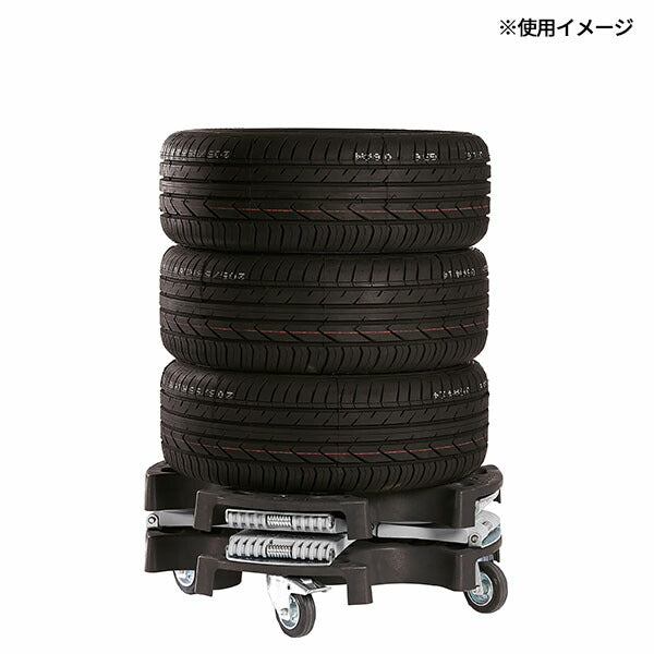 日本正規品 アーコンホイールトロリー イージーリフト式 スプリング昇降式モデル 最大荷重180kg (0154-70003CKWT2B-R)(0855877003728) AHCON