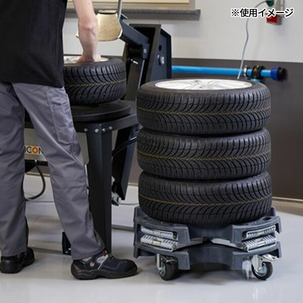 日本正規品 アーコンホイールトロリー イージーリフト式 スプリング昇降式モデル 最大荷重180kg (0154-70003CKWT2B-R)(0855877003728) AHCON