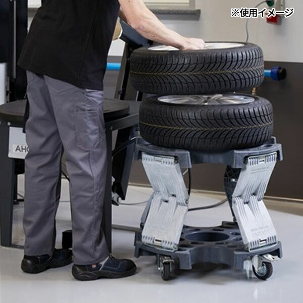 日本正規品 アーコンホイールトロリー イージーリフト式 スプリング昇降式モデル 最大荷重180kg (0154-70003CKWT2B-R)(0855877003728) AHCON