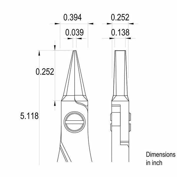 日本正規品 アイデアルテック ESD高精度プライヤ(フラット) (ES6011.CR.BG.IT)(7640144719296) ideal-tek