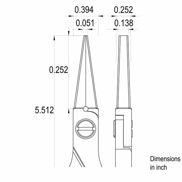 日本正規品 アイデアルテック ESD高精度プライヤ(スベリ止) (ES6014.CR.BG.IT)(7640144719326) ideal-tek