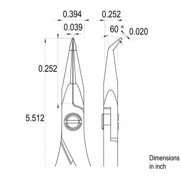日本正規品 アイデアルテック ESD高精度プライヤ(ベント) (ES6023B.CR.BG.IT)(7640144719364) ideal-tek