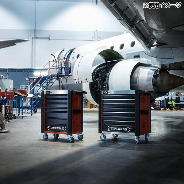 [メーカー直送業者便] 日本正規品 スタビレー 7段 ツールトロリー 耐荷重750kg レッド (95/7R-PRO)(4018754334681) STAHLWILLE