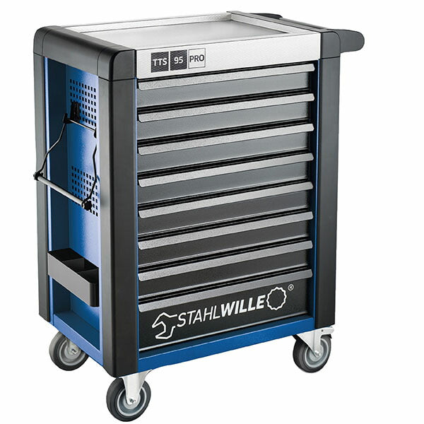 [メーカー直送業者便] 日本正規品 スタビレー 8段 ツールトロリー 耐荷重750kg ブルー (95/8B-PRO)(4018754334704) STAHLWILLE