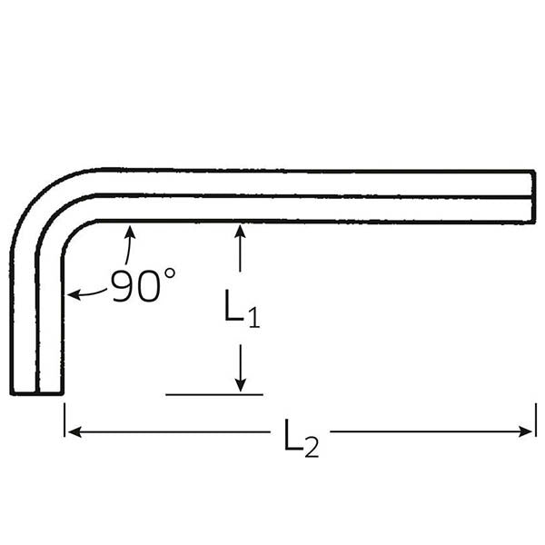 日本正規品 スタビレー 六角棒レンチ 17mm スタンダード ニッケルメッキ クロームバナジウム鋼 (10760CV-17)(4018754026937) STAHLWILLE