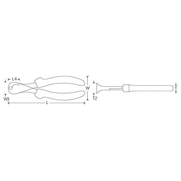 日本正規品 スタビレー 強力エンドカッティングニッパー 160mm (6770 1 160)(4018754338801) STAHLWILLE