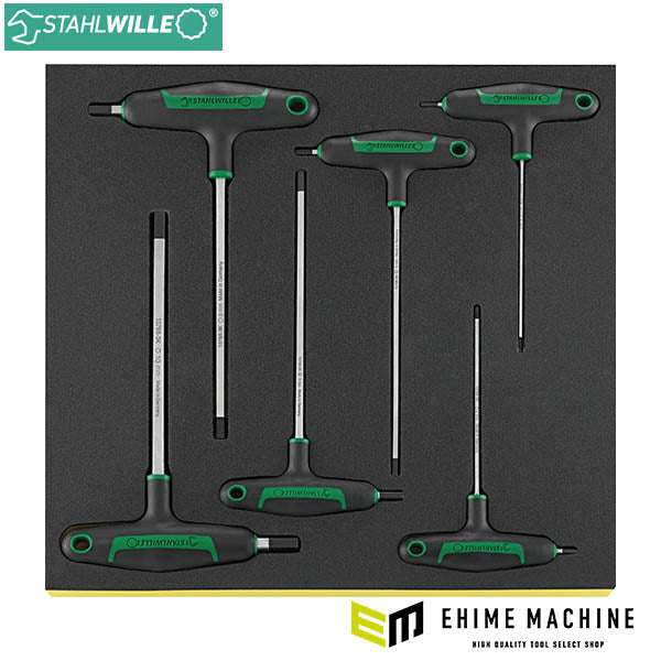 日本正規品 スタビレー TCS用 T型六角ドライバーセット 6本組(3 ~ 10mm) トレイ付 (TCS 10768-3K/6)(4018754163595) STAHLWILLE