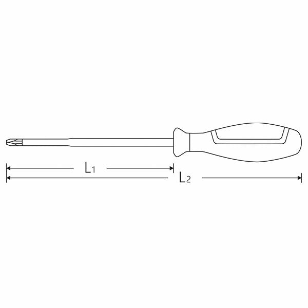 日本正規品 スタビレー 4670VDE-0N 絶縁ポジドライブドライバー PZ0 軸長60mm (4018754279104) STAHLWILLE