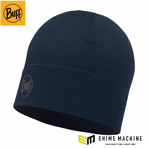 日本正規品 BUFF 保護キャップ メリノウール 防寒 防臭 ネイビー 作業用 (111476.787.10.00)(8428927202161) バフ
