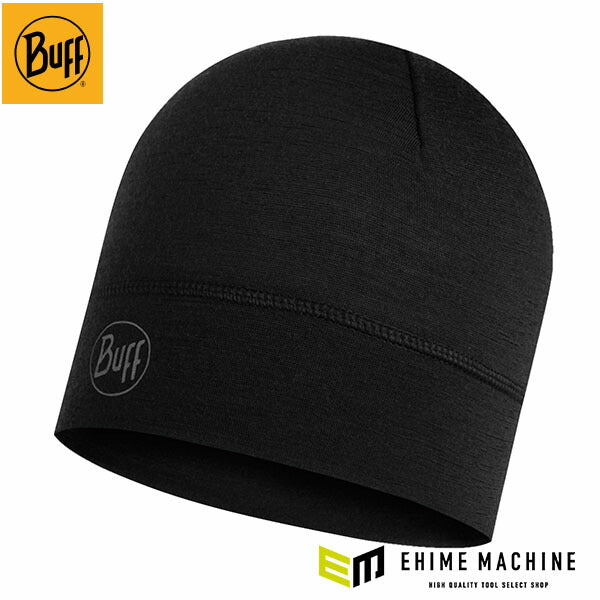 日本正規品 BUFF 保護キャップ メリノウール 防寒 防臭 ブラック 作業用 (111476.999.10.00)(8428927202185) バフ