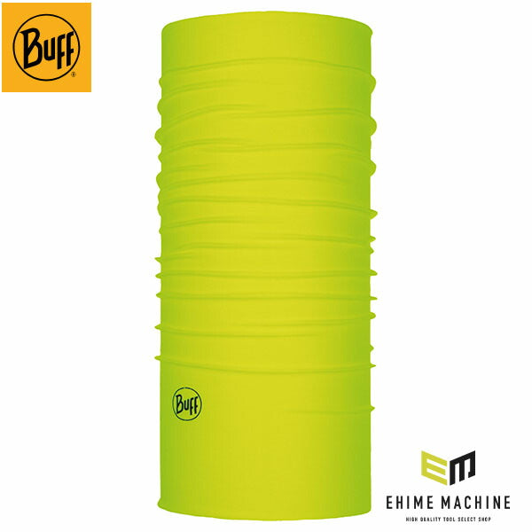 日本正規品 BUFF ネックウェア UVカット UPF50 接触冷感 イエロー 作業用 (119301.117.10.00)(8428927354532) バフ