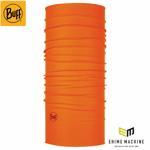 日本正規品 BUFF ネックウェア UVカット UPF50 接触冷感 オレンジ 作業用 (119301.211.10.00)(8428927354549) バフ