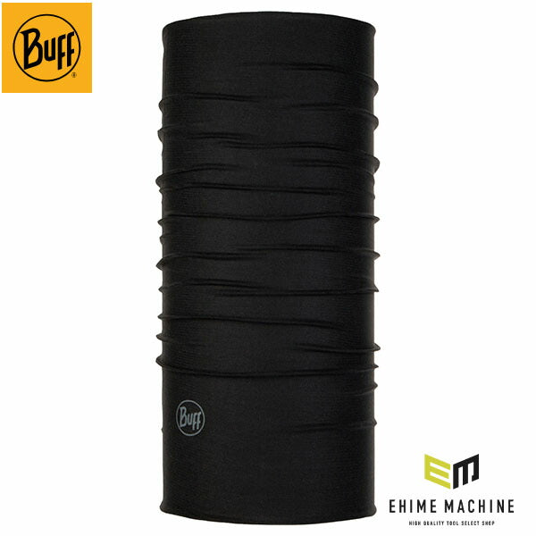 日本正規品 BUFF ネックウェア UVカット UPF50 接触冷感 ブラック 作業用 (119301.999.10.00)(8428927354570) バフ