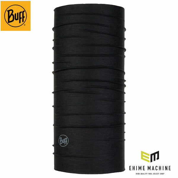 日本正規品 BUFF ネックウェア UVカット UPF50 多機能 オールシーズン ブラック 作業用 (119403.999.10.00)(8428927355942) バフ