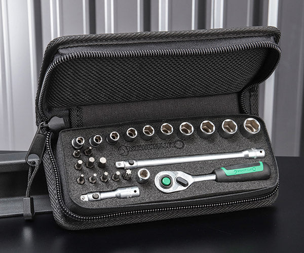 日本正規品 スタビレー (1/4SQ)ソケットレンチセット  (40/20/4QRSCI)(4018754249183) STAHLWILLE