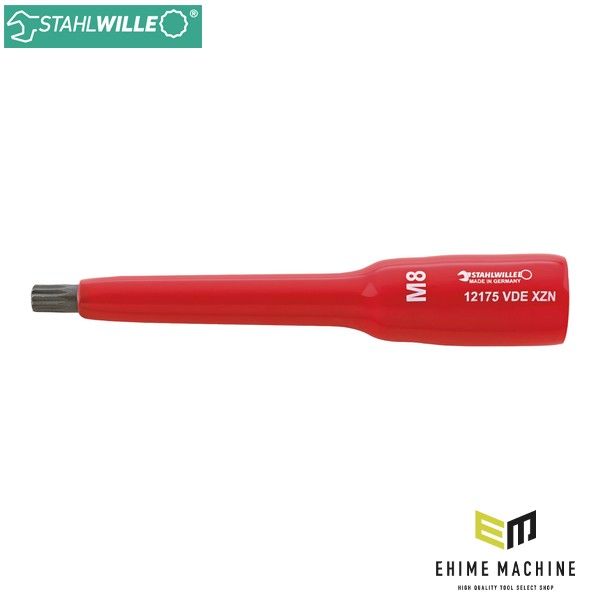 日本正規品 スタビレー (3/8SQ) 絶縁トライスクエアソケット M8 (12175VDE-XZNM8)(4018754253432) STAHLWILLE