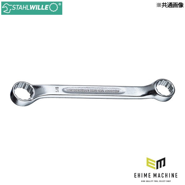 日本正規品 スタビレー インチサイズ メガネレンチ 3/8X7/16 10度 (180A-3/8X7/16)(4018754023028) STAHLWILLE