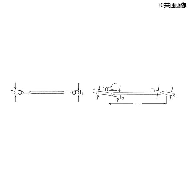 日本正規品 スタビレー 10度オフセット インチサイズ メガネレンチ 11/16X3/4 (230A-11/16X3/4)(4018754023127) STAHLWILLE
