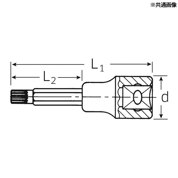 日本正規品 スタビレー 1/2SQ トライスクエアソケット M10 ヘックスローブ (2054X-M10)(4018754007073) STAHLWILLE