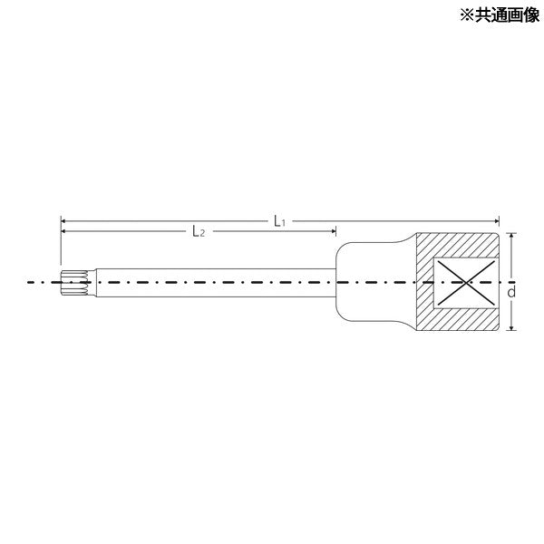 日本正規品 スタビレー 1/2SQ トライスクエアソケット 10mm ヘックスローブ (3054X/M10)(4018754007226) STAHLWILLE