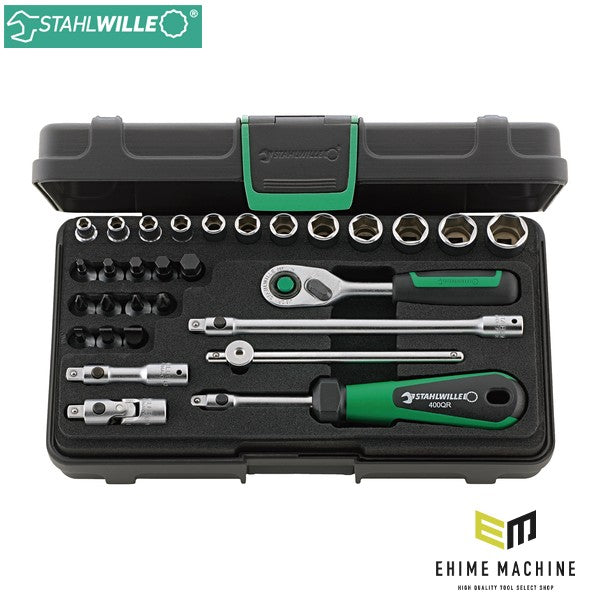 日本正規品 スタビレー 30点組 1/4SQ ソケットレンチセット (40/24/6QRKN)(4018754261567) STAHLWILLE
