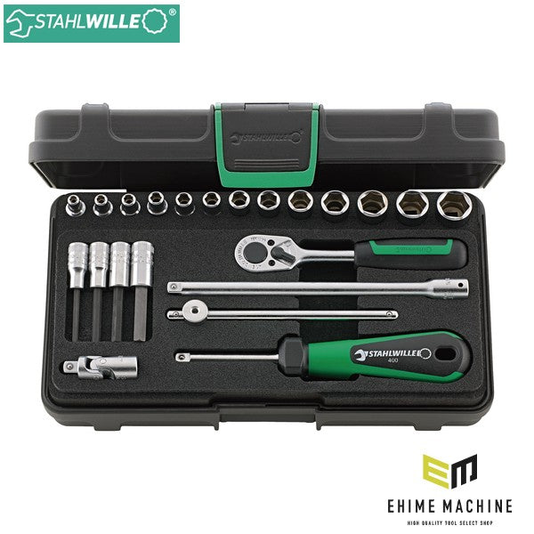 日本正規品 スタビレー 22点組 1/4SQ ソケットレンチセット (40/44/17/5KN)(4018754261499) STAHLWILLE