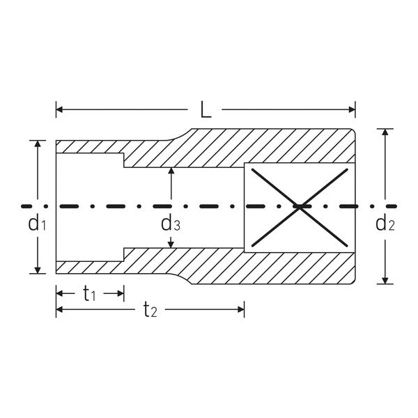 日本正規品 スタビレー 3/8SQ スプラインソケット7/16 (45APSP-14)(4018754163960) STAHLWILLE